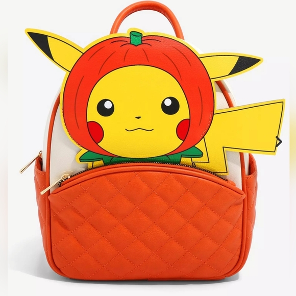 Pokémon Pumpkin Pikachu Mini Backpack - BoxLunch Exclusive - Picture 1 of 8
